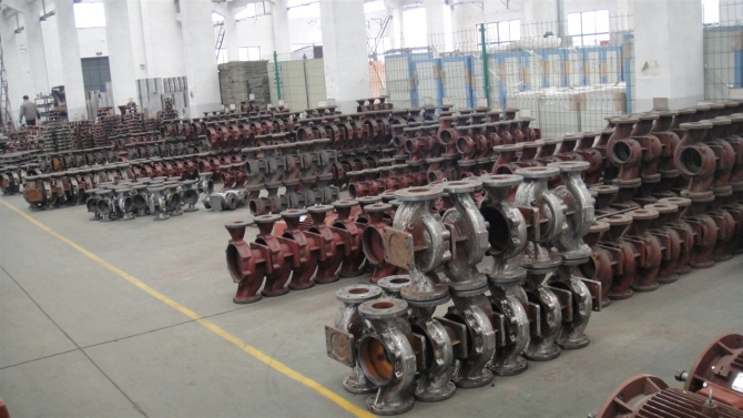 鑄鐵管道泵鑄件車間1