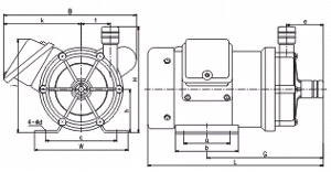 MP系列微型磁力驅(qū)動(dòng)循環(huán)泵（安裝尺寸）